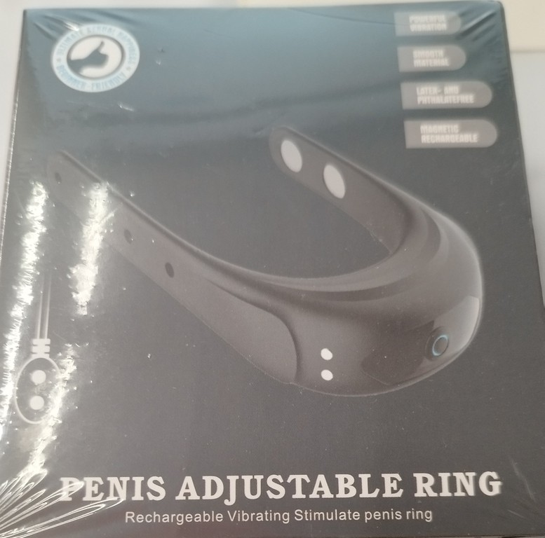 Adjustable Vibrating Penis Ring