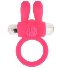 PASSION LABS PINK VIBRATING BUNNY PENIS RING-thumb-3