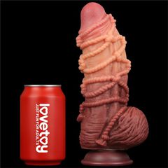 Lovetoy Dildo 9.5 Dual layered Platinum Silicone Cock
