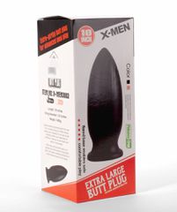X-MEN 10" Extra Large Butt Plug Black-thumb-2