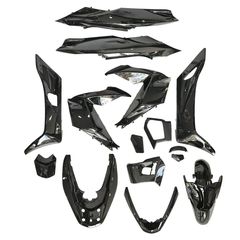 Κουστούμι σετ πλαστικών Honda PCX 125 / 150 14'-17' μαύρο