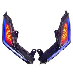Φλας εμπρόσθια LED ζεύγος, κόκκινη κυψέλη Sym VF 185 ZHI.PAT φιμέ-thumb-3