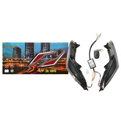 Φλας εμπρόσθια LED ζεύγος, κόκκινη κυψέλη Sym VF 185 ZHI.PAT φιμέ-thumb-8