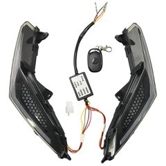 Φλας εμπρόσθια LED ζεύγος, κόκκινη κυψέλη Sym VF 185 ZHI.PAT φιμέ