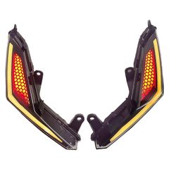 Φλας εμπρόσθια LED ζεύγος, κόκκινη κυψέλη Sym VF 185 ZHI.PAT φιμέ-thumb-5