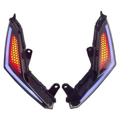 Φλας εμπρόσθια LED ζεύγος, κόκκινη κυψέλη Sym VF 185 ZHI.PAT φιμέ-thumb-7