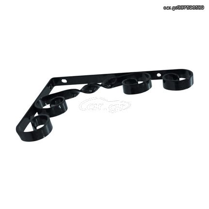 ΓΩΝΙΑ ΡΑΦΙΩΝ ΔΙΑΚΟΣΜΗΤΙΚΗ ΜΑΥΡΗ 130x130mm ELEMENT