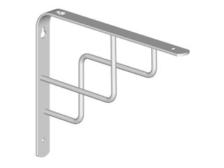 ΓΩΝΙΑ ΡΑΦΙΩΝ ΔΙΑΚΟΣΜΗΤΙΚΗ ROXY ΑΣΗΜΙ 230x180mm ELEMENT 175602.0057