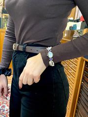 Κολιέ Μαργαριταρενιο σετ με ρολόι -thumb-10