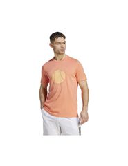 Adidas Ανδρικό T-shirt Κοντομάνικο Πορτοκαλί HZ9014