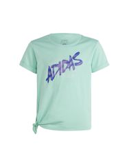 Adidas Παιδική Καλοκαιρινή Μπλούζα Κοντομάνικη Τιρκουάζ Dance Knotted HR5817