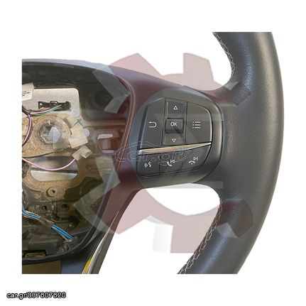 Δερμάτινο Βολάν Τιμονιού Ford Fiesta MK8
