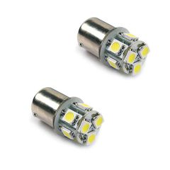 Λάμπες 8 Leds S25 12V - 14195 Λευκό Φως 2 Τεμάχια