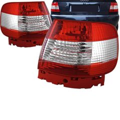 Πισινά Φανάρια Set Για Audi A4 B5 94-00 ΚόκκινοCrystal Depo