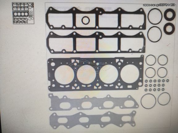 FIAT STILO 01-08 /PALIO-DOBLO-BRAVO #ΣΕΤ ΦΛΆΝΤΖΕΣ ΚΕΦΑΛΗΣ# 1,6-1,6 16V ME KIN.182B600 #02-37075-01#