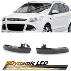 Φλας Καθρέπτη Για Ford Kuga MK2 12+  Ecosport 12+  Escape MK3 12-19 Dynamic Led Canbus Φιμέ 2 Τεμάχια