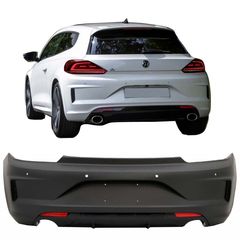 Πισινός Προφυλακτήρας Για VW Scirocco 14-17 Facelift R20 Look