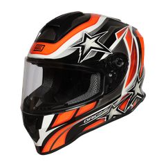 Κράνος μοτοσυκλέτας παιδικό Origine DINAMO STARS REVOLUTION GLOSS FLUO ORANGE - BLACK