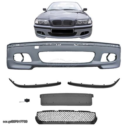 Μπροστινός Προφυλακτήρας Για Bmw 3 E46 99-06 Sedan M-Pack Look