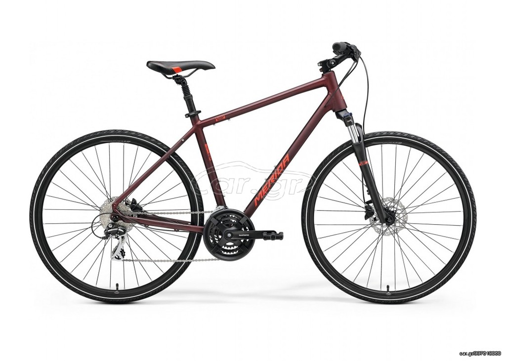 Δρόμου - Κούρσας Merida 2026 Ποδήλατο Trekking CROSSWAY 20 Matt Burgundy Red (Red)