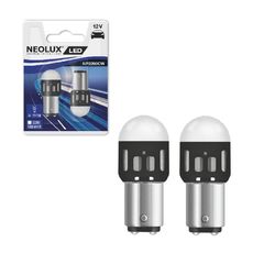 Λάμπες Led P215W Διπολικές BAY15D 12volt 1.2 watt Λευκές Neolux By Osram NP2260CW-02B 2 Τεμάχια