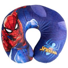 Παιδικό Μαξιλαράκι Αυχένα Ταξιδιού Marvels Spider-Man 27cm x 23cm Μπλε 1 Τεμάχιο