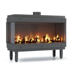 Τζάκι αερίου γωνιακό αριστερό 70cm Thermogatz