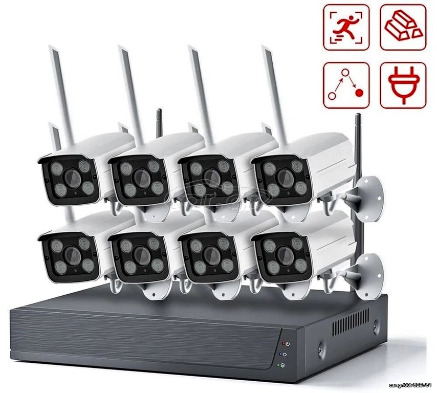 ΣΕΤ ΚΑΜΕΡΕΣ 8CH TUYA Security Camera System