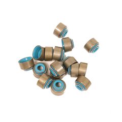 265" x .500" x .555" x .638" Metal Jacket Valve Stem Seal, Green, 16 Pack