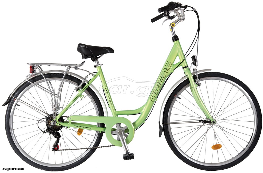 Δρόμου - Κούρσας Orient 2026 Ποδήλατο πόλης Orient Voyager 28" lady- ΠΡΑΣΣΙΝΟ