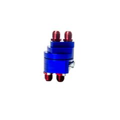 BLACK ALUMINUM OIL FILTER/COOLER RELOCATION