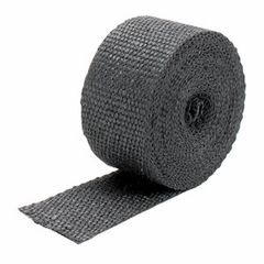 Black Glass Fiber Exhaust Wrap - 2" x 25'