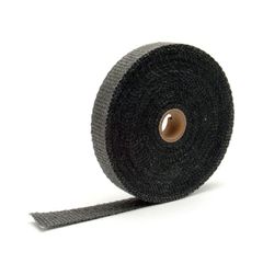 Black Glass Fiber Exhaust Wrap - 1" x 50'