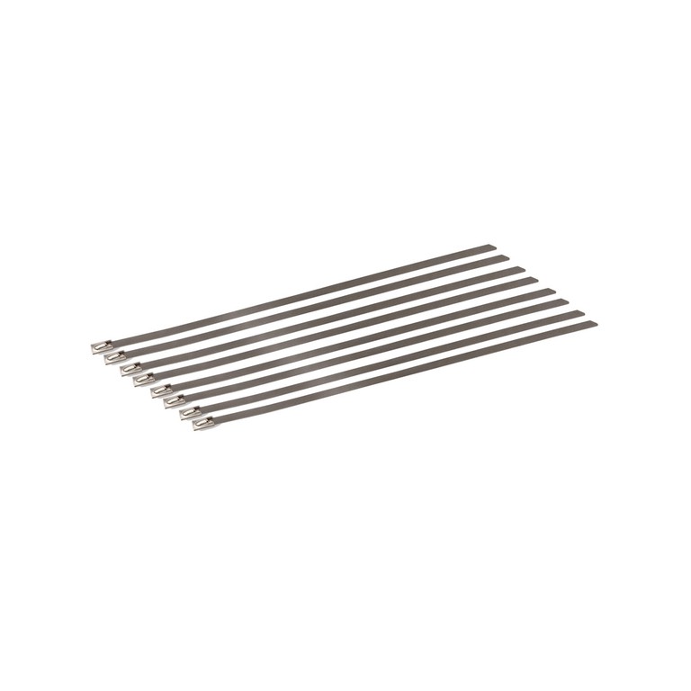 Stainless-Steel Locking Ties - 8" 9-Pack