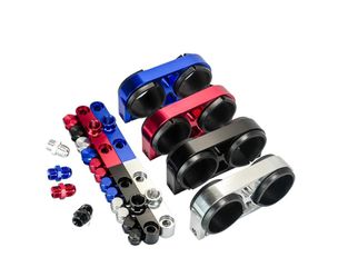 Twin Pump Bracket 60mm with fuel rail Inlet