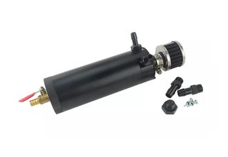 Baffled 2-port Oil Catch Can Tank with Breather Filter
