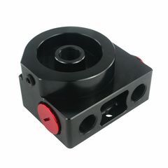 Oil Filter Sandwich Adaptor with AN10 Fitting and remote block with thermostat