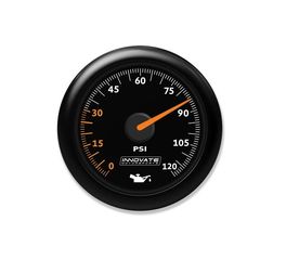 MTX-D: Digital Dual Function Oil Pressure & Temperature Gauge, 0-145 PSI