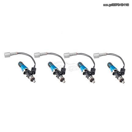 ID1050-XDS, for Celica GTS 2000-2005 / 2ZZ-GE applications. 11mm (blue) adapter top, Denso lower. Set of 4.