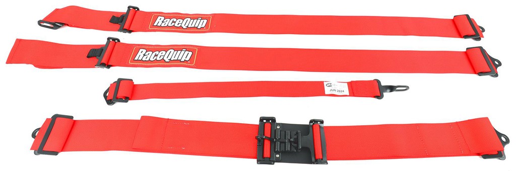 Race-Quip 5-Point Harness Red