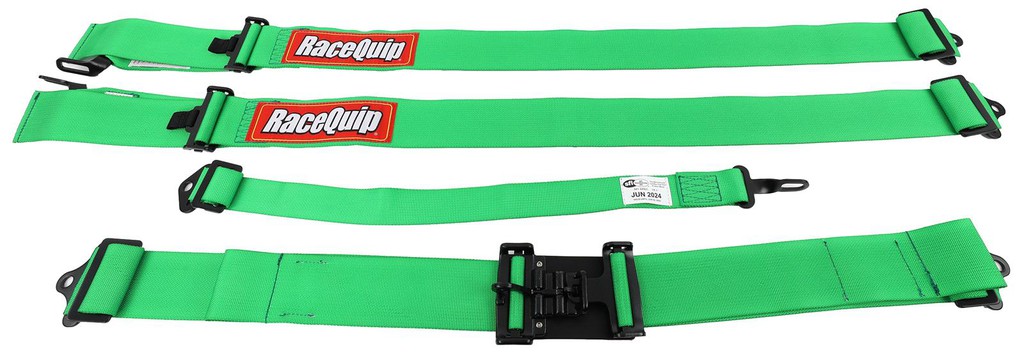 Latch and Link 5-point Harness Green