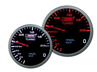 60mm Boost Gauge 2 in 1 With Digital Οil/Fuel Pressure
