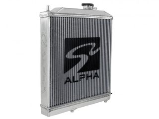 Alpha Series Half-Size Dual-Core Aluminum Radiator 88-91 Honda Civic/CRX