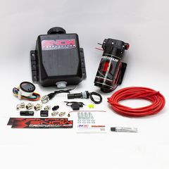 Stage 2.5 Boost Cooler™ Forced Induction Progressive Water-Methanol Injection Kit (Red High Temp Nylon Tubing, Quick-Connect Fittings)