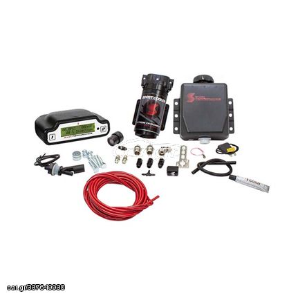 Stage 3 Boost Cooler™ Direct Injected 2D MAP Progressive Water-Methanol Injection Kit (Red High Temp Nylon, Quick-Connect Fittings)