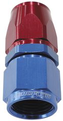 200 / 570 Series PTFE Straight Hose End -4AN - Blue/Red Finish. Suit 200 Series Hose