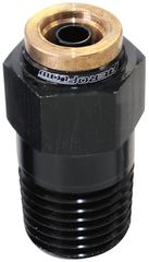 Straight 1/4" NPT to 1/4" Nylon Quick Release Fitting - Black Finish