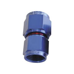 Female Swivel Coupler Reducer -6AN to -8AN - Blue Finish
