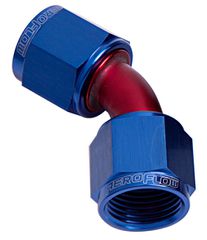 45° Female Swivel Coupler -10AN - Blue Finish