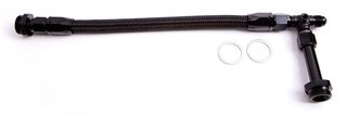 Carburettor Inlet Rail Kit -6AN - Black Finish. Suits Holley Dual Fuel Line With Single Or Dual Metering Block